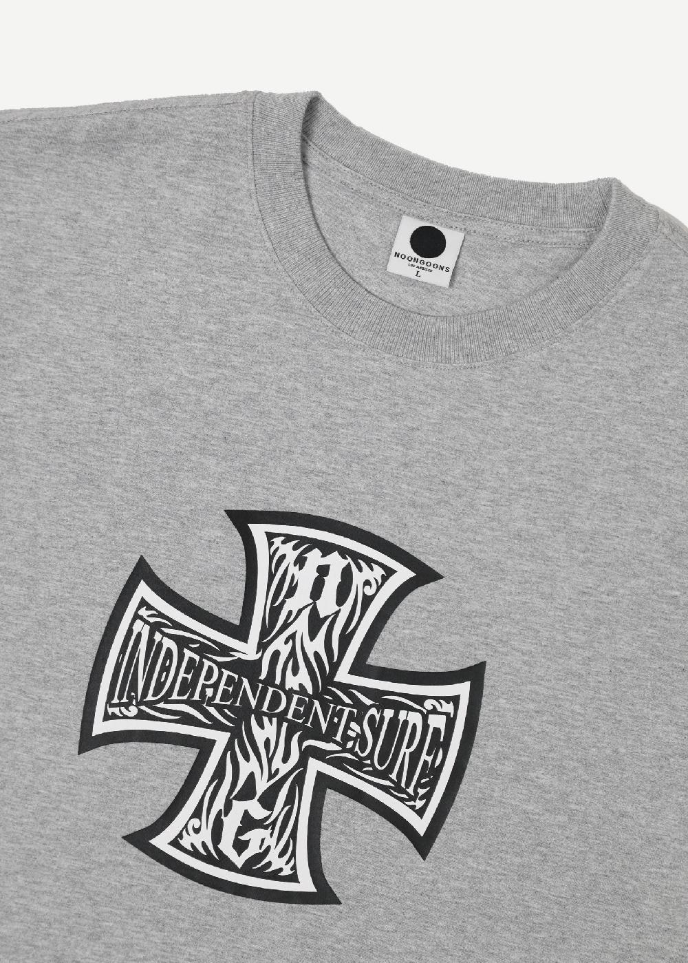 Noon Goons INDEPENDENT SURF T - HEATHER GREY