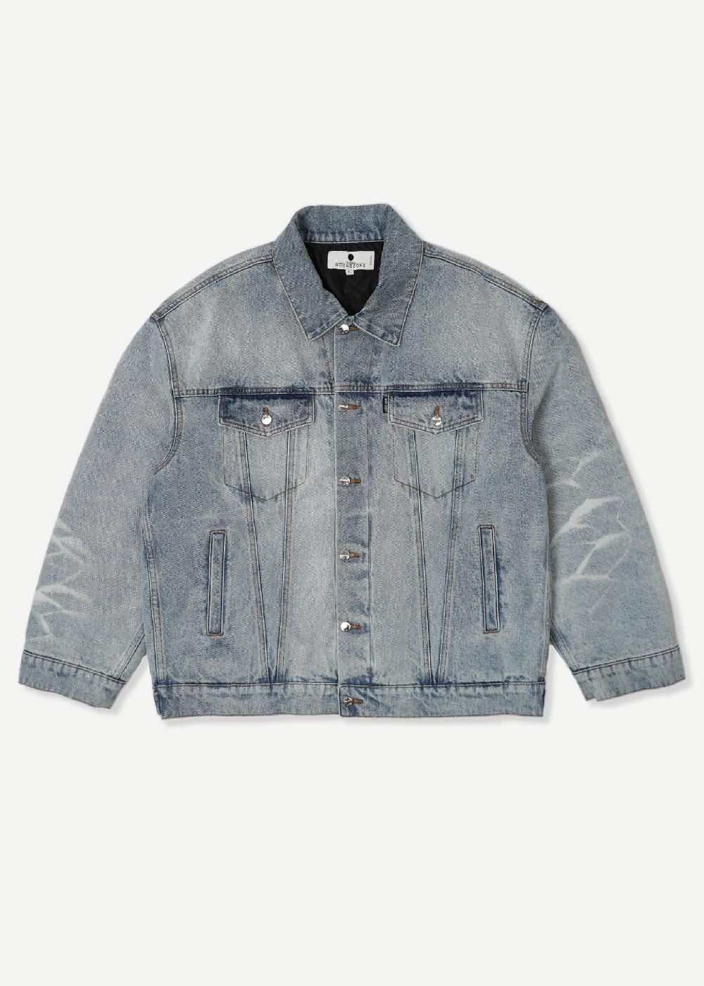 noon goons JAILHOUSE QUILTED DENIM JACKET
