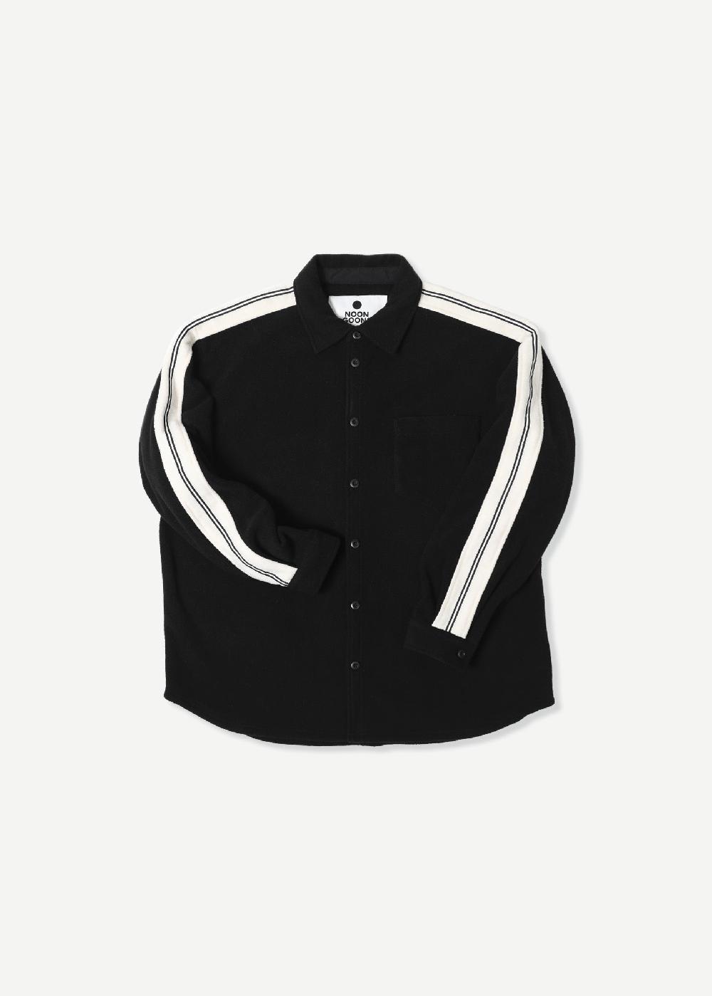 Noon Goons PICTURE THIS POLAR FLEECE SHIRT - BLACK