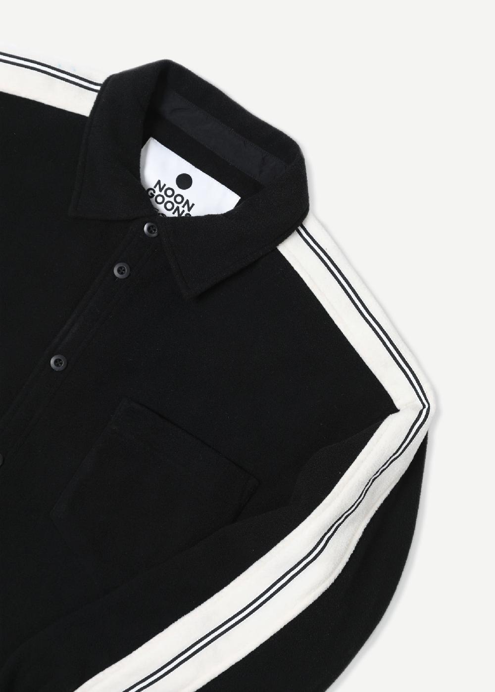 Noon Goons PICTURE THIS POLAR FLEECE SHIRT - BLACK