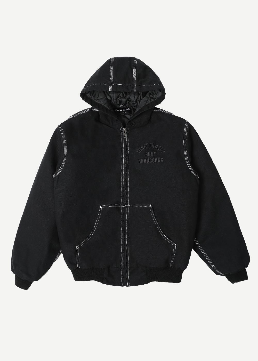 noon goons PISMO WORKWEAR JACKET - WASHED BLACK