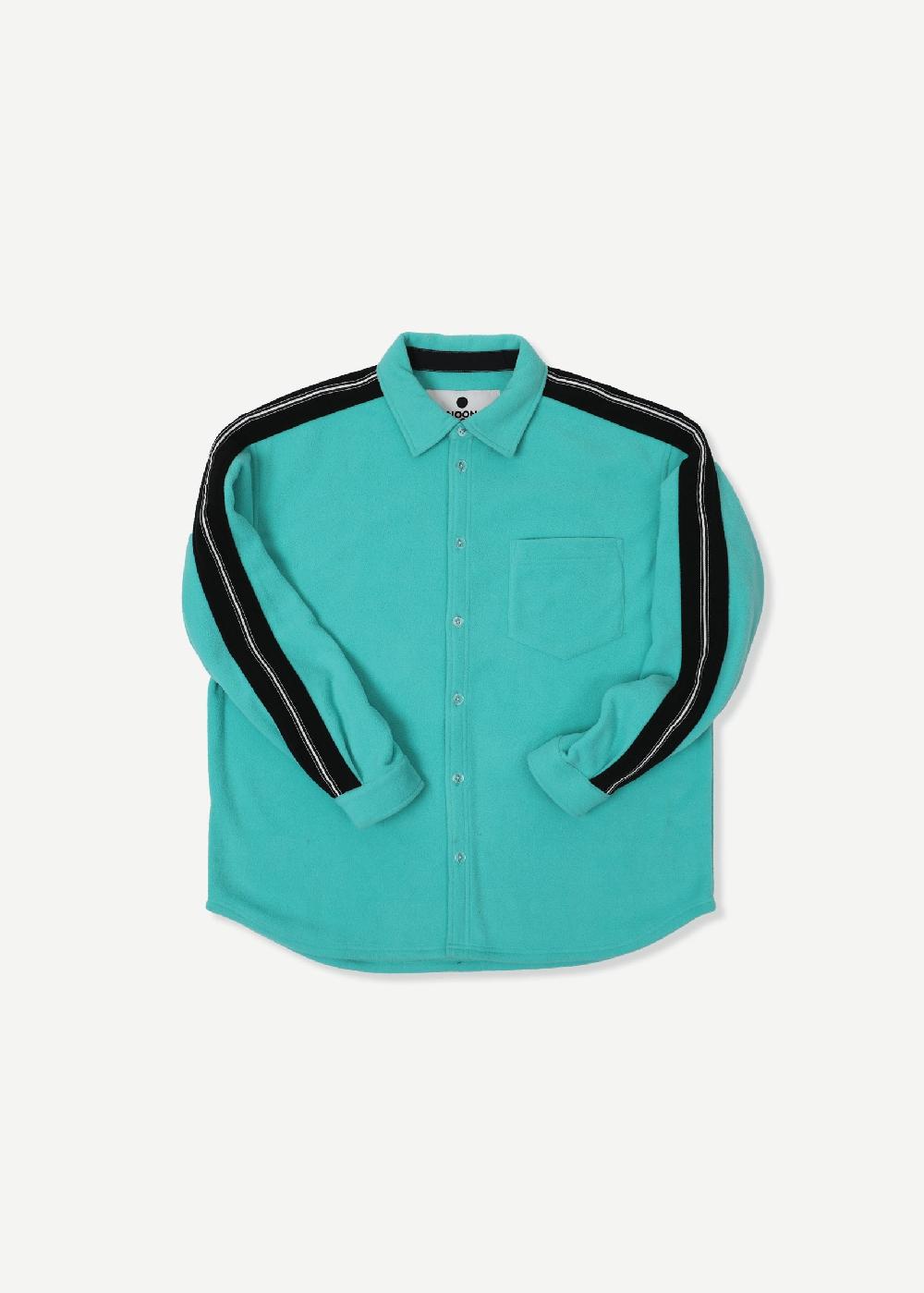 Noon Goons PICTURE THIS POLAR FLEECE SHIRT - BEACH GLASS GREEN