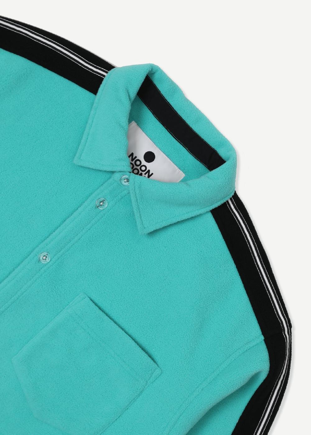 Noon Goons PICTURE THIS POLAR FLEECE SHIRT - BEACH GLASS GREEN