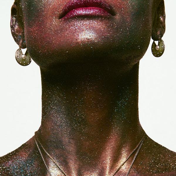 Noor Fares Noor Fares Diamond Inle Chandbali Earrings