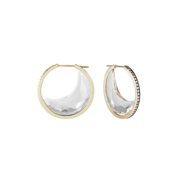 Noor Fares Noor Fares Faceted Chandra Crescent Earrings