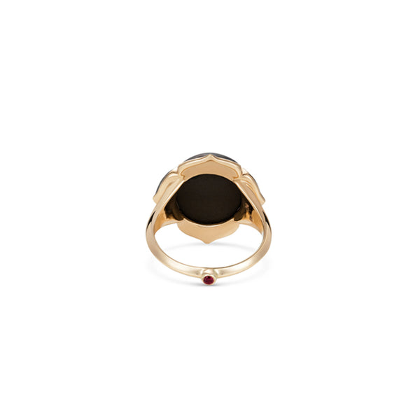 Noor Fares Noor Fares Muladhara Ammolite Pinky Ring