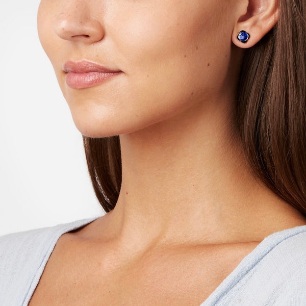 Noor Fares Noor Fares Muladhara Black Opal Stud Earrings