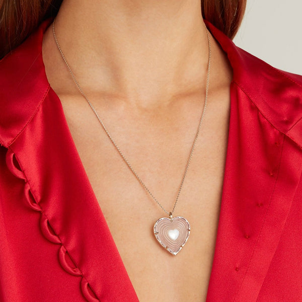 Noor Fares Noor Fares Anahata Rose Quartz Pendant