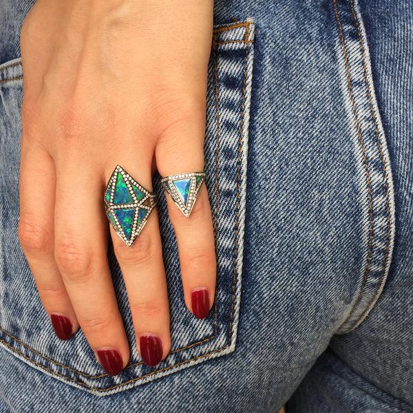 Noor Fares Noor Fares Black Opal Nellum Ring