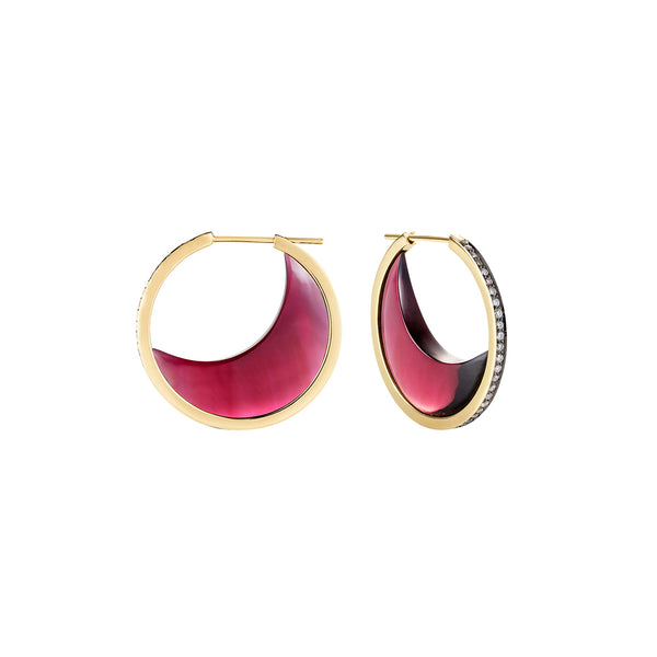 noor fares Noor Fares Chandra Crescent Earrings