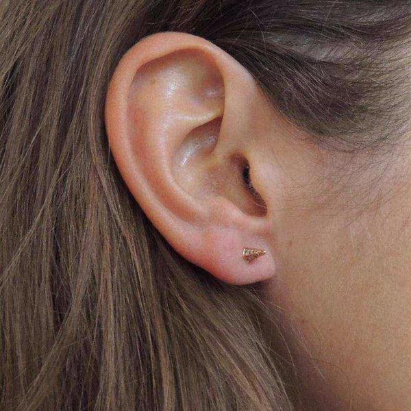 Noor Fares Noor Fares Diamond Cone Stud Earrings