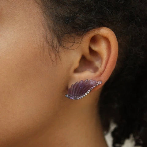 Noor Fares Noor Fares Diamond Wing Earpieces