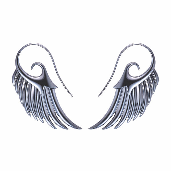 Noor Fares Noor Fares Gun Metal Wings