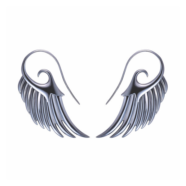 noor fares Noor Fares Gun Metal Wings