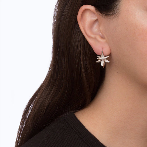 Noor Fares Noor Fares Merkaba Dormeuse Earrings