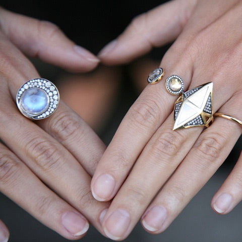 Noor Fares Noor Fares Moonstone Eclipse Ring