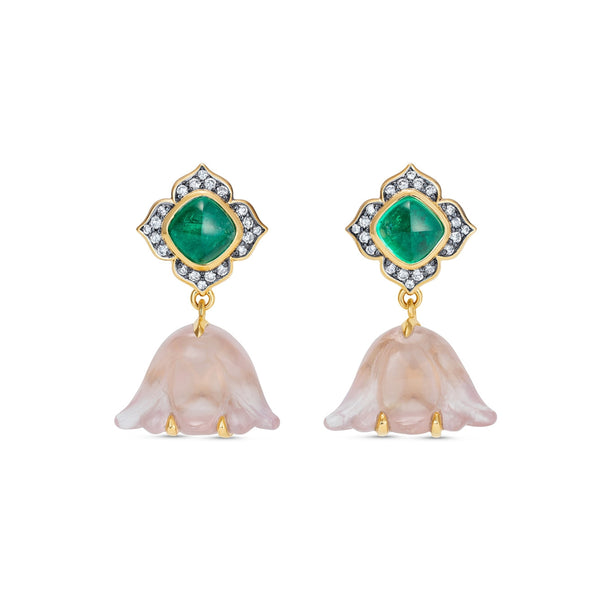 noor fares Noor Fares Muzo Lotus Earrings