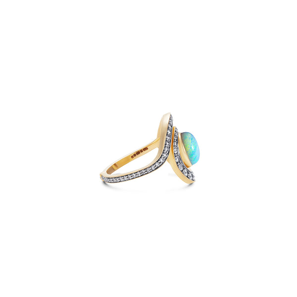 Noor Fares Noor Fares Planet Spiral Opal Ring