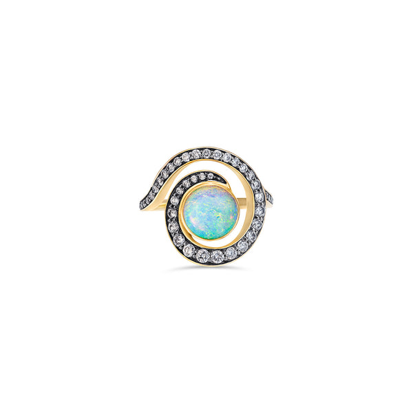 noor fares Noor Fares Planet Spiral Opal Ring