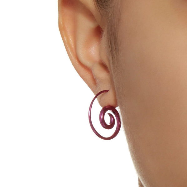 Noor Fares Noor Fares Rainbow Spiral Earrings