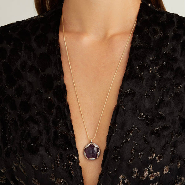 Noor Fares Noor Fares Sahasrara Amethyst Pendant