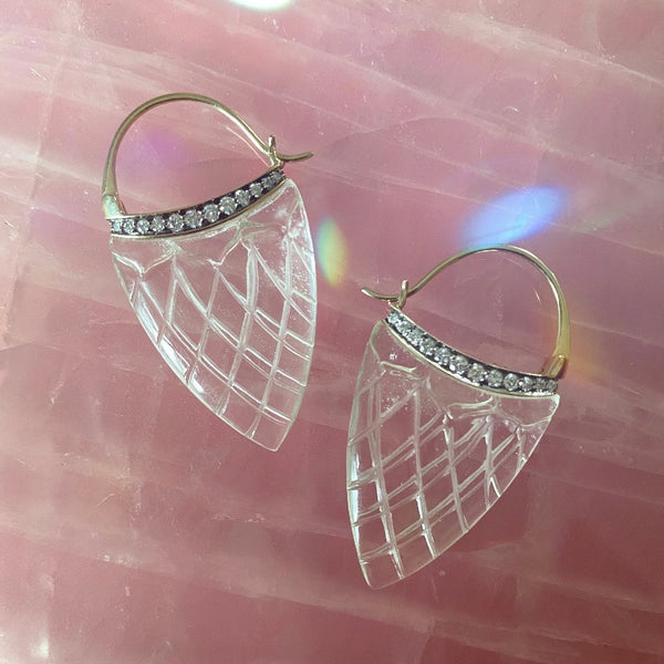 Noor Fares Noor Fares Sahasrara Crystal Earrings