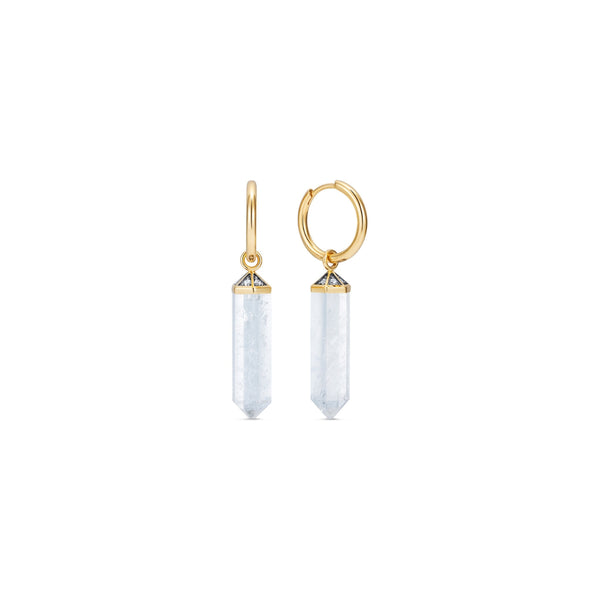 noor fares Noor Fares Vara Rock Crystal Earrings