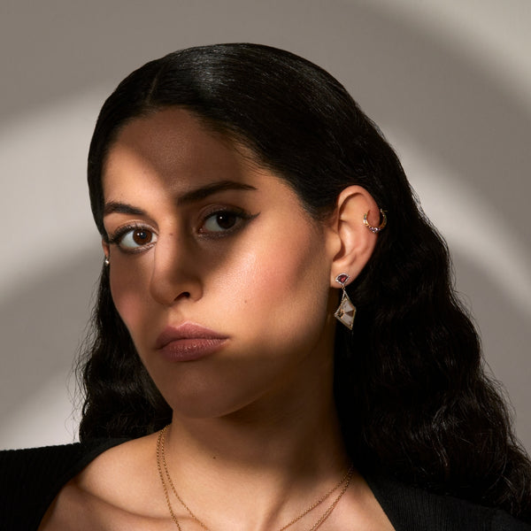 Noor Fares Noor Fares Vijnana Sapphire Hoops