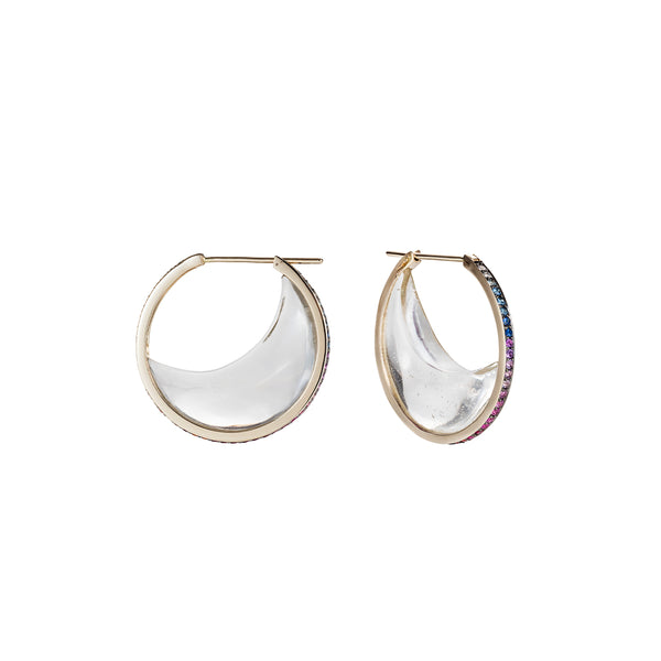 Noor Fares Noor Fares Rainbow Chandra Crescent Earrings