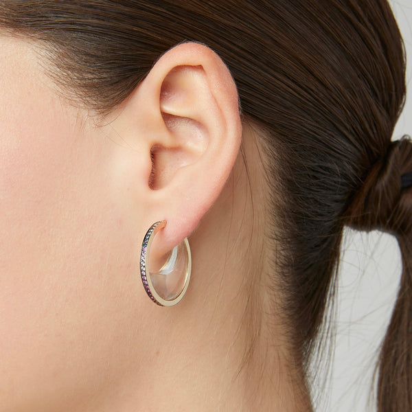 Noor Fares Noor Fares Rainbow Chandra Crescent Earrings