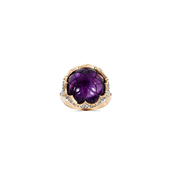 noor fares Noor Fares Sahasrara Amethyst Cocktail Ring