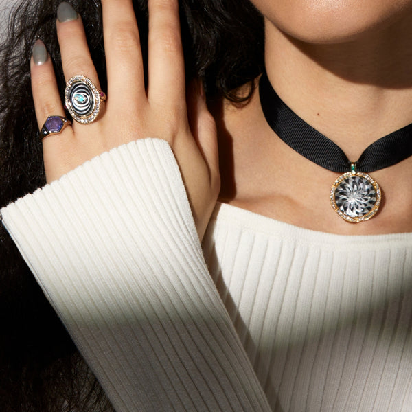 Noor Fares Noor Fares Samskara Tanzanite Pinky Ring