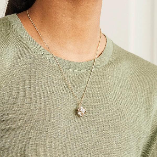 Noor Fares Noor Fares Small Herkimer Diamond Pendant