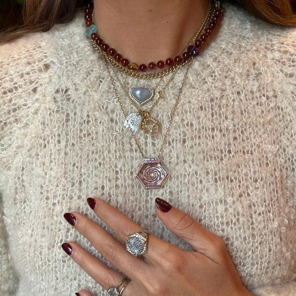 Noor Fares Noor Fares Small Herkimer Diamond Pendant