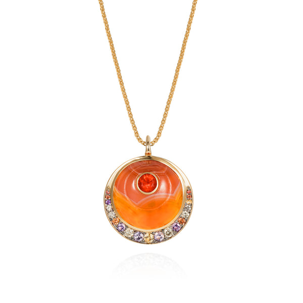 noor fares Noor Fares Svadhisthana Carnelian Pendant