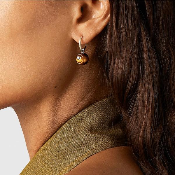 Noor Fares Noor Fares Tiger's Eye Svadhistana Earrings
