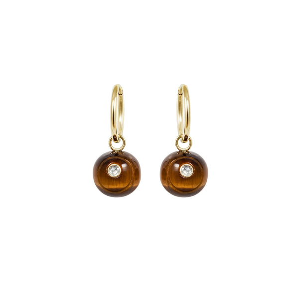 noor fares Noor Fares Tiger's Eye Svadhistana Earrings