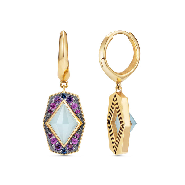 Noor Fares Noor Fares Vedana Aquamarine Drop Earrings