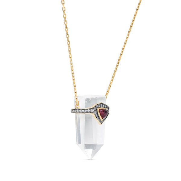 Noor Fares Noor Fares Vedana Crystal Garnet Pendant