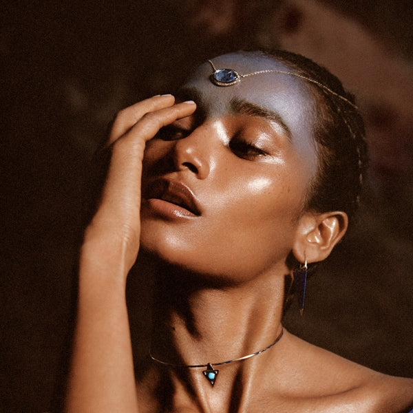 Noor Fares Noor Fares Vishuddha Lapis Lazuli Earrings