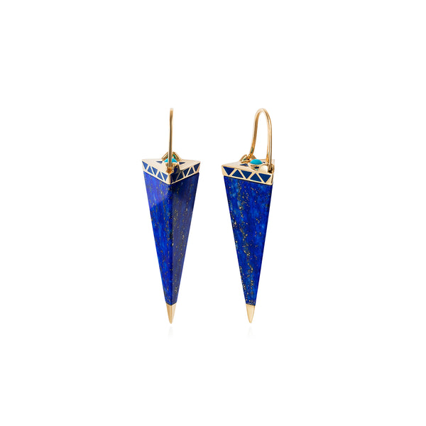 noor fares Noor Fares Vishuddha Lapis Lazuli Earrings