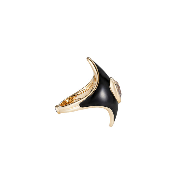 Noor Fares Shop Noor Fares Rainbow Moonstone Bibi Ring