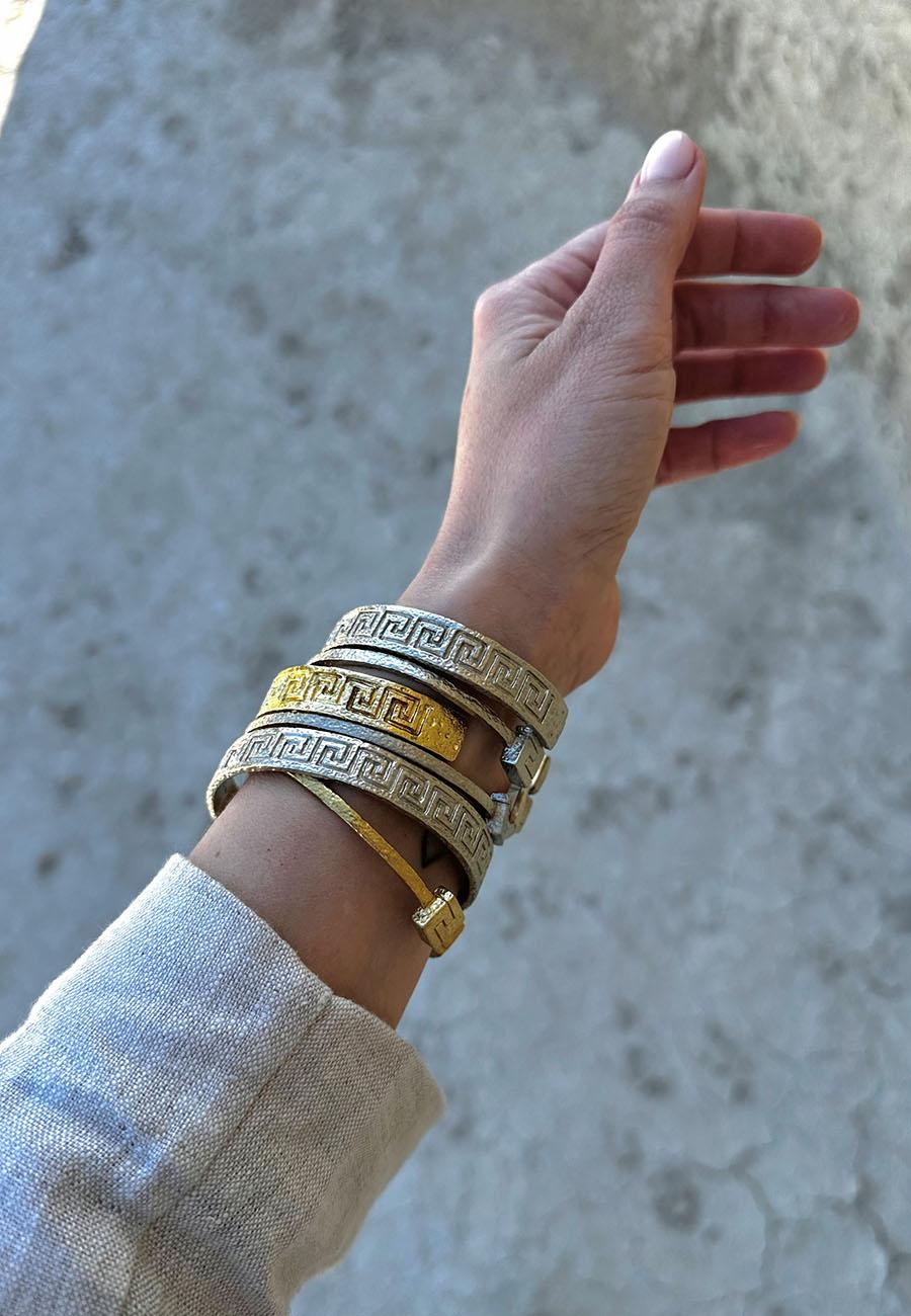 NOOSA Ariadne Cuff Bracelet Silver