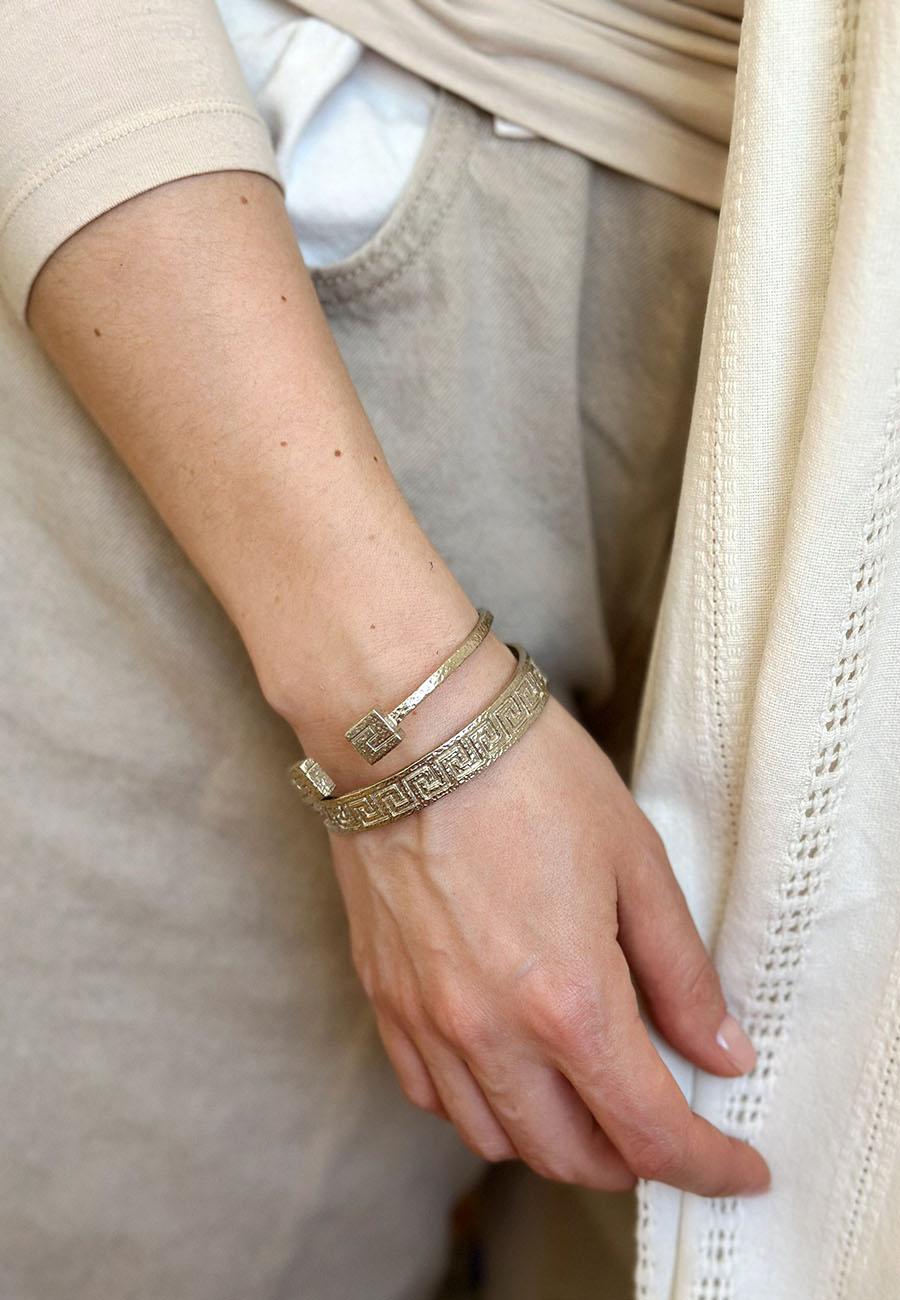 NOOSA Ariadne Cuff Bracelet Silver