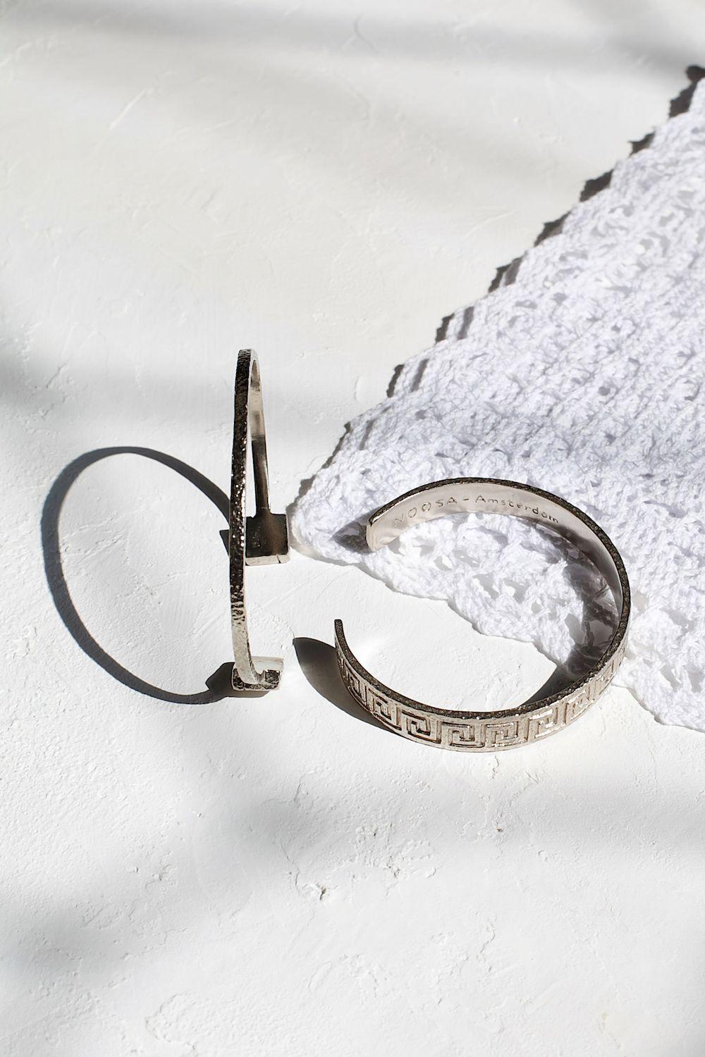 NOOSA Ariadne cuff bracelet silver