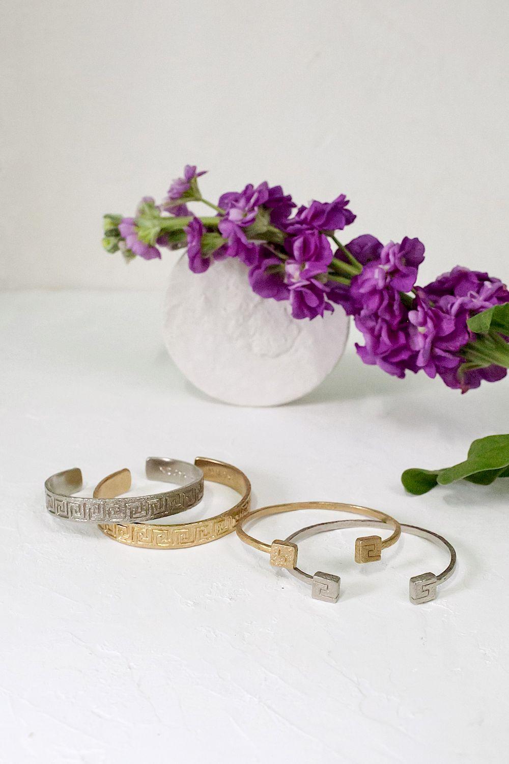 NOOSA Athena Cuff Bracelet Silver