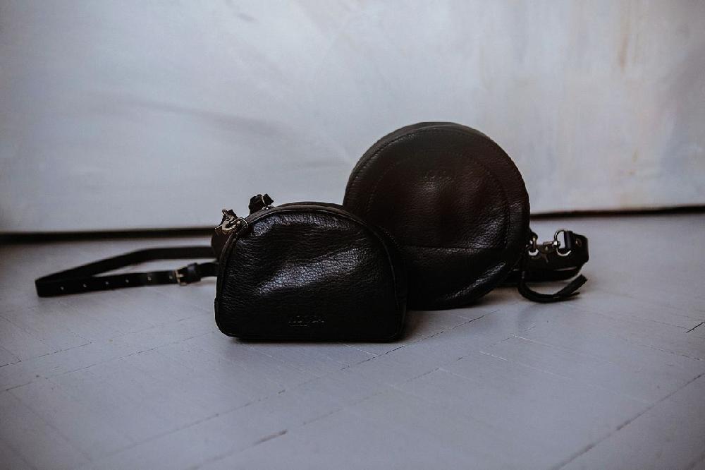 NOOSA Half Moon Bag Black