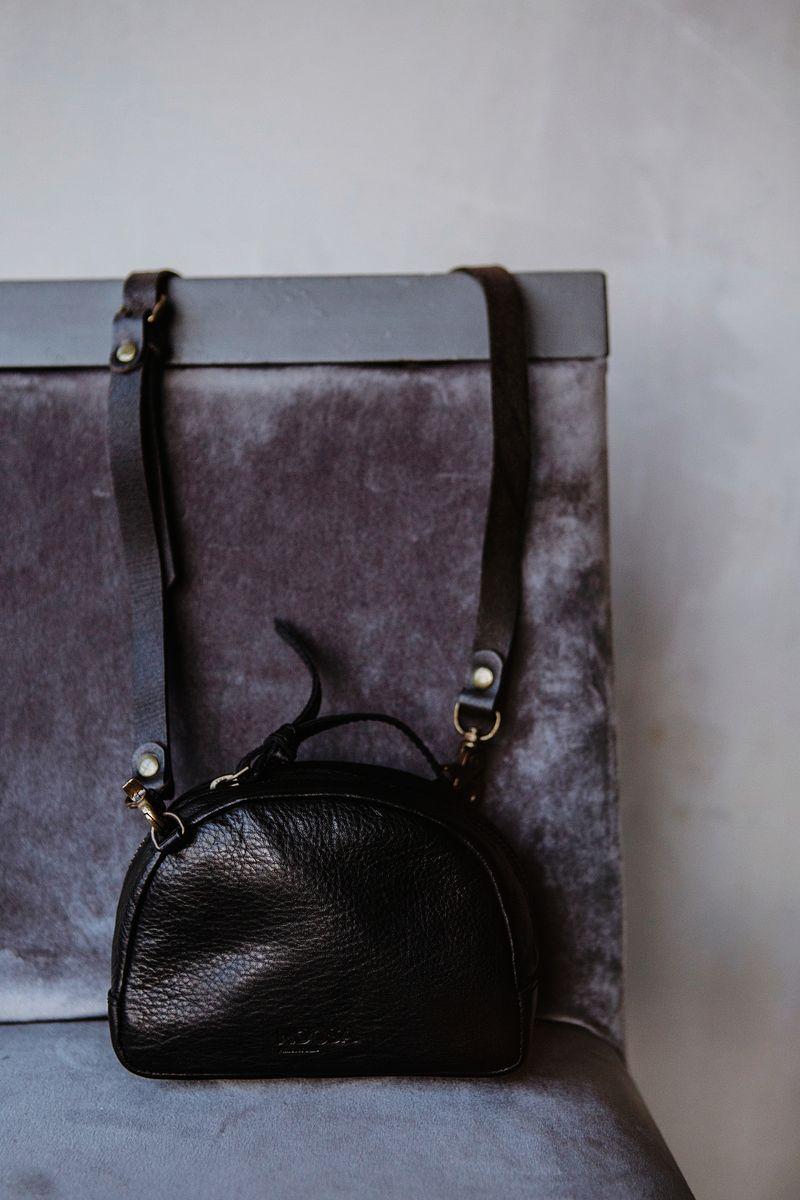 NOOSA Half Moon Bag Black