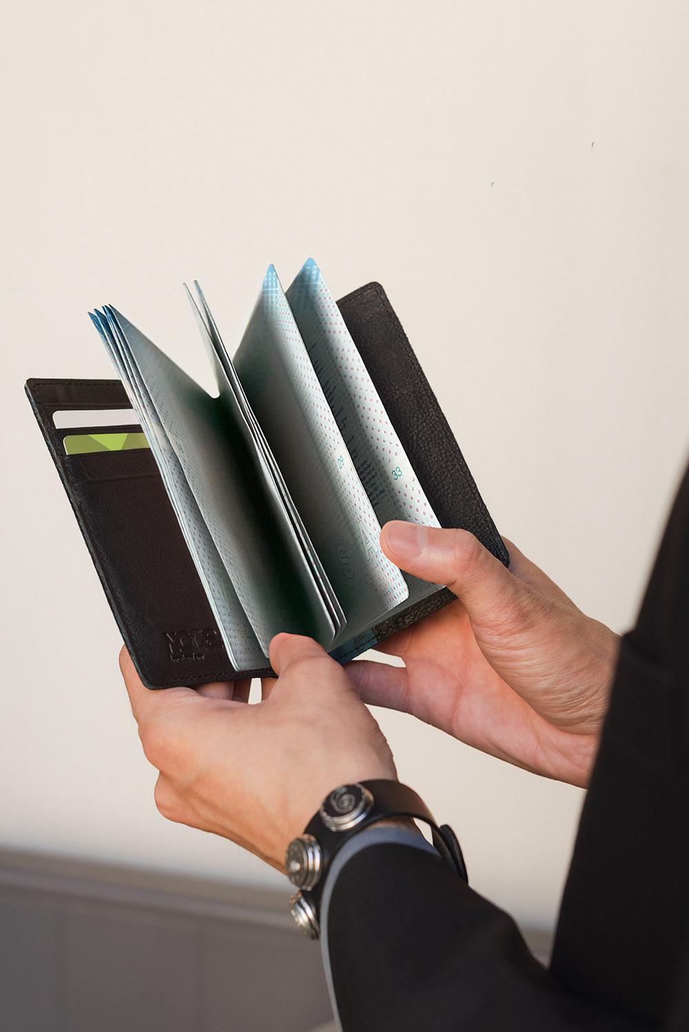 NOOSA Heimdall Passport Holder Black