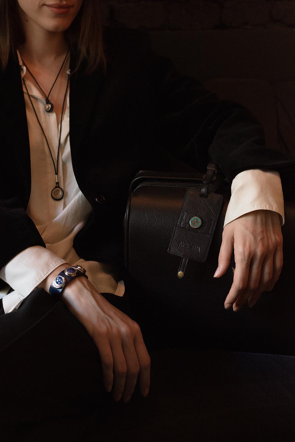 NOOSA Meili Luggage Tag Black